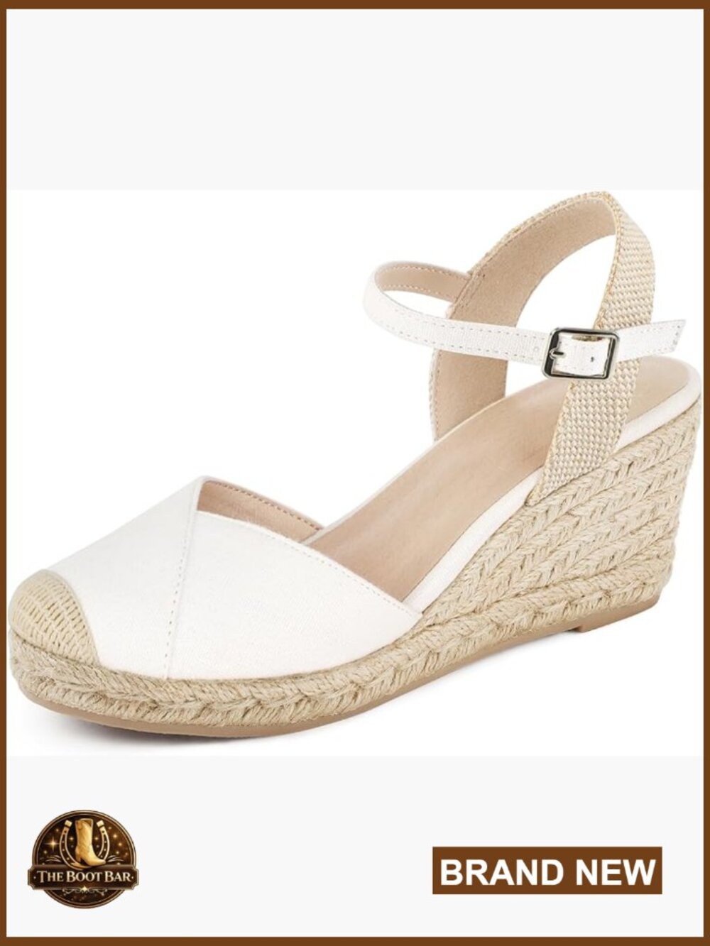 Women's Closed Toe Platform Espadrilles Wedge Sandals